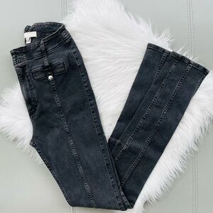 New! River Island high waisted corset style skinny jeans in black US Size 4